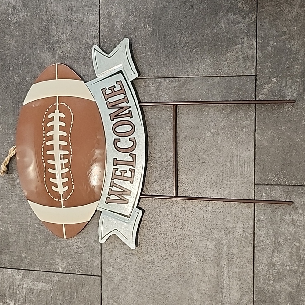 Welcome Football Yard Stake